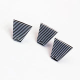 Geometric Quadrilateral Resin Earrings