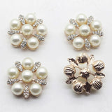 25mm Rhinestone Buttons Wedding Decoration Sewing Clothing Accessories Romantic