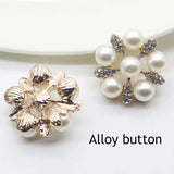 25mm Rhinestone Buttons Wedding Decoration Sewing Clothing Accessories Romantic