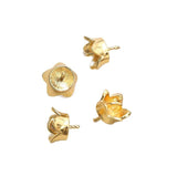 5 * 9mm Baroque Pearl Crown Flower Pendant DIY Jewelry