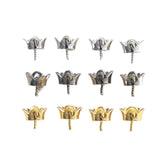5 * 9mm Baroque Pearl Crown Flower Pendant DIY Jewelry
