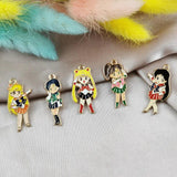 10pcs Japanese Warrior Charms Pendant for DIY Jewelry Making