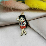 10pcs Japanese Warrior Charms Pendant for DIY Jewelry Making
