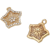 Copper Zircon Star Pendant for Hand Jewelry DIY