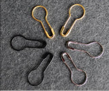 100pcs Random Gourd Shape Safety Pins Metal Clips for DIY Clothing