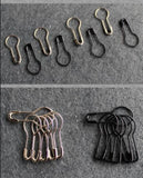 100pcs Random Gourd Shape Safety Pins Metal Clips for DIY Clothing