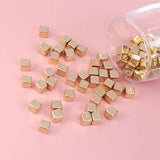 100pcs Acrylic Cube Beads DIY Bracelet Plastic Letter Beads