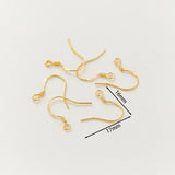 4pcs/lot 14K 18K Plated 925 Earing Hooks - DIY Jewelry Making Supplies