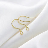 4pcs/lot 14K 18K Plated 925 Earing Hooks - DIY Jewelry Making Supplies