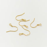 4pcs/lot 14K 18K Plated 925 Earing Hooks - DIY Jewelry Making Supplies