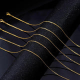 5 PCS Stainless Steel Flat Cross Chain Necklace Making Jewelry Fin