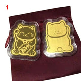 Lucky Cat Mobile Phone Sticker Au999.9 Patch JAN88