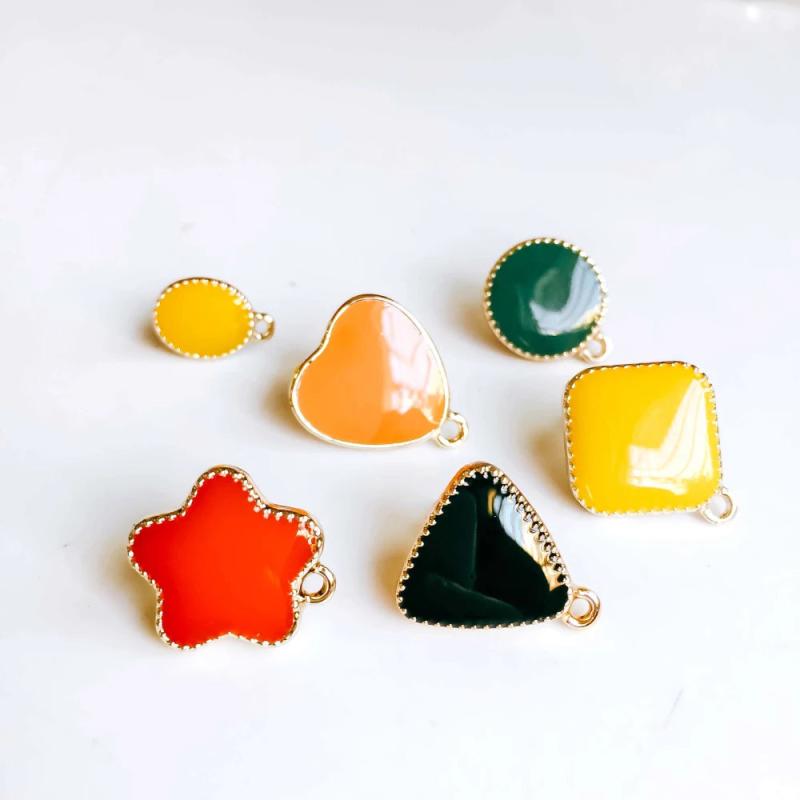 Multicolors Stud Earrings Eardrop for Women Girl Jewelry Component