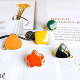 Multicolors Stud Earrings Eardrop for Women Girl Jewelry Component