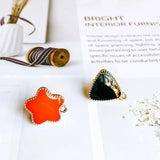 Multicolors Stud Earrings Eardrop for Women Girl Jewelry Component