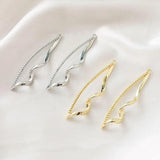 2PCS Eardrop Pendant Charms for DIY Earrings Hand Brass Accessories