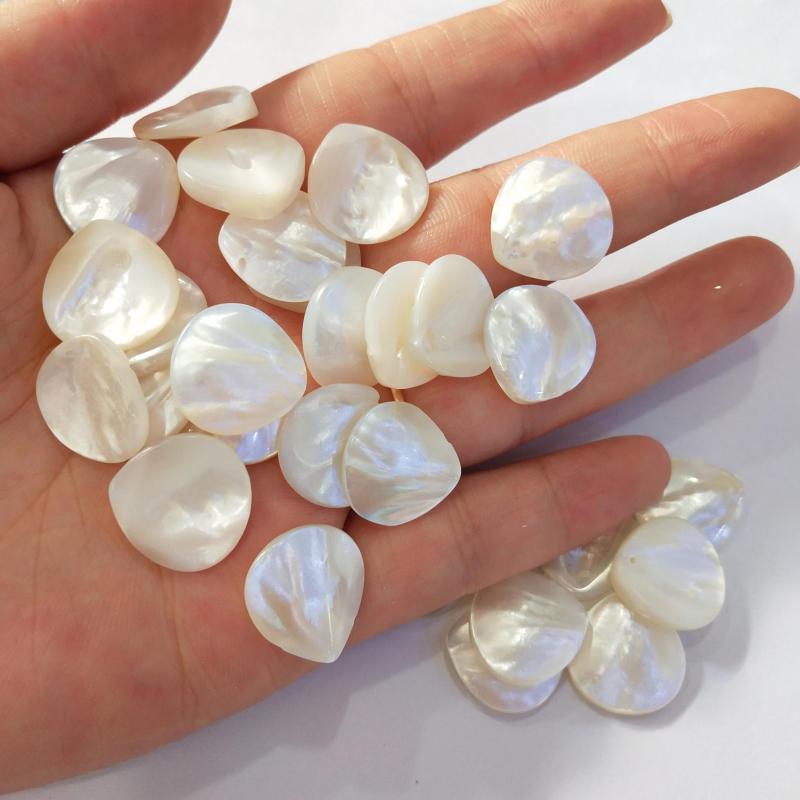 10Pcs Natural Shell Beads Mother Of Pearl Jewelry Making DIY Necklace Bracelet
