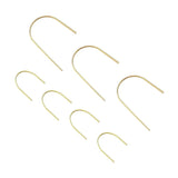 Stainless Steel Earring Finding Clasps Hooks DIY Jewelry Making Accessories