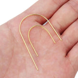 Stainless Steel Earring Finding Clasps Hooks DIY Jewelry Making Accessories