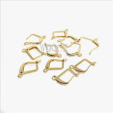 50pcs French Earring Hooks Lever Back Setting for DIY Earring Clips Clasp