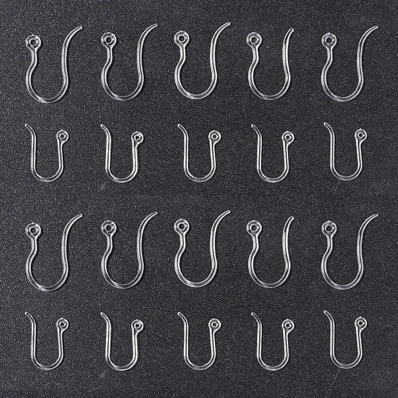 20pcs Resin Ear Hook Earrings Base Setting