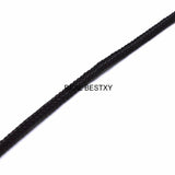 4*4mm Leather Cords with Steel Wire for DIY Jewelry Making