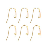 20pcs Stainless Steel Ear Wires 12x24MM Silver Tone Hooks