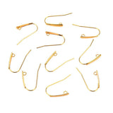 20pcs Stainless Steel Ear Wires 12x24MM Silver Tone Hooks