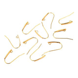 20pcs Stainless Steel Ear Wires 12x24MM Silver Tone Hooks
