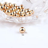 Copper Plated 18K Beads Jewelry Material DIY Earrings Accessories