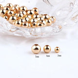 Copper Plated 18K Beads Jewelry Material DIY Earrings Accessories
