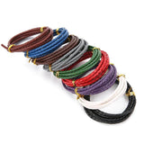 1m Round Red Natural Braided Leather Cord 3mm for Jewelry Making