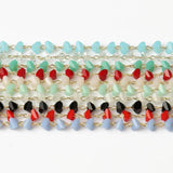 1 Meter Triangle Crystal Brass Chains DIY Necklace Anklet Bracelet Making