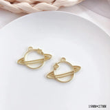 10pcs Space Pendant Base Moon Star Charms for DIY Necklace Earrings
