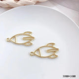 10pcs Space Pendant Base Moon Star Charms for DIY Necklace Earrings