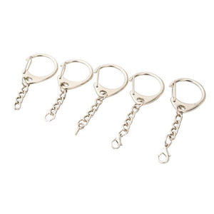 10pcs D Shape Buckle with Chain Sheep Eye Clasp for Jewelry Accessory
