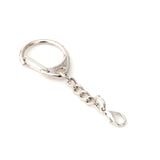 10pcs D Shape Buckle with Chain Sheep Eye Clasp for Jewelry Accessory