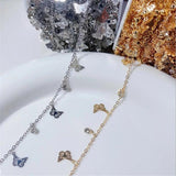 1 Meter Butterfly Chain Crystal Beads for DIY Jewelry Making