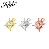 30pcs Crystal Star Pendant Charms for DIY Earrings Bracelets Necklaces