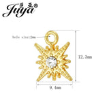 30pcs Crystal Star Pendant Charms for DIY Earrings Bracelets Necklaces