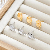 4 Pcs Copper Clad Baroque Earrings DIY Jewelry Accessories
