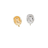 4 Pcs Copper Clad Baroque Earrings DIY Jewelry Accessories
