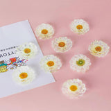 Transparent Flower Sunflower Daisy Resin DIY Jewelry Materials 3pcs