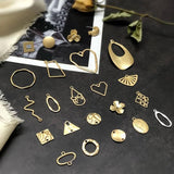 GAO Sensitive Earrings Accessories Irregular Geometric Shape