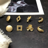 GAO Sensitive Earrings Accessories Irregular Geometric Shape