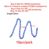10pcs Acrylic Lobster Clasp Chain for DIY Keychain Necklace