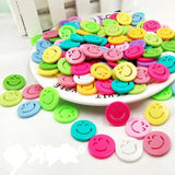 100pcs Acrylic Smile Face Charms Pendants DIY