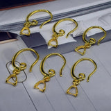 Ear Hook Circle Clip Bending Accessories Diy Female Ear Jewelry Findings