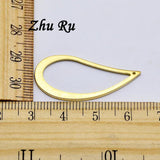 10pcs Copper Hollow Water Droplets Charms for Bracelets Making
