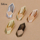 BoYuTe Metal Brass Hexagon Tube Charms 11*28MM